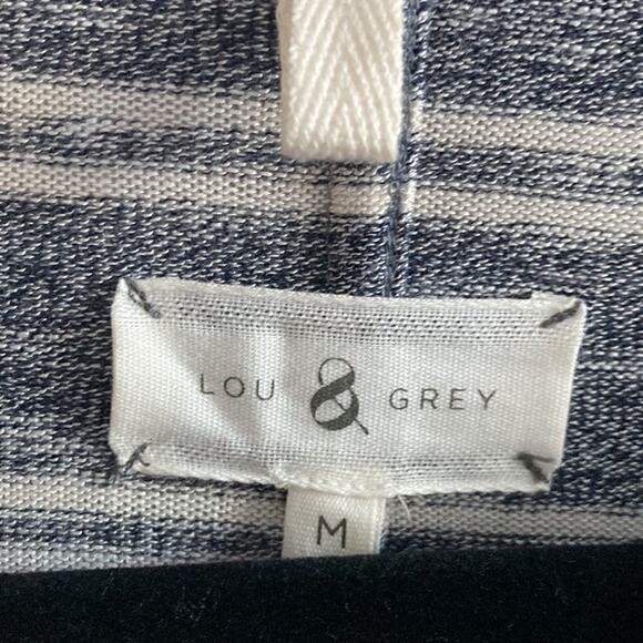 New Lou & Grey SOFT Sailor Chic Striped Indie Tunic Knit Dress | Size M - Picture 3 of 10